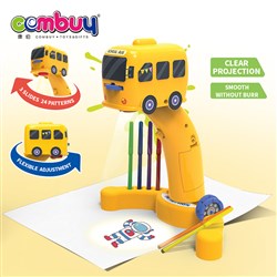 KB067947 KB067948 - Bus plane learning drawing educational painting projection toys